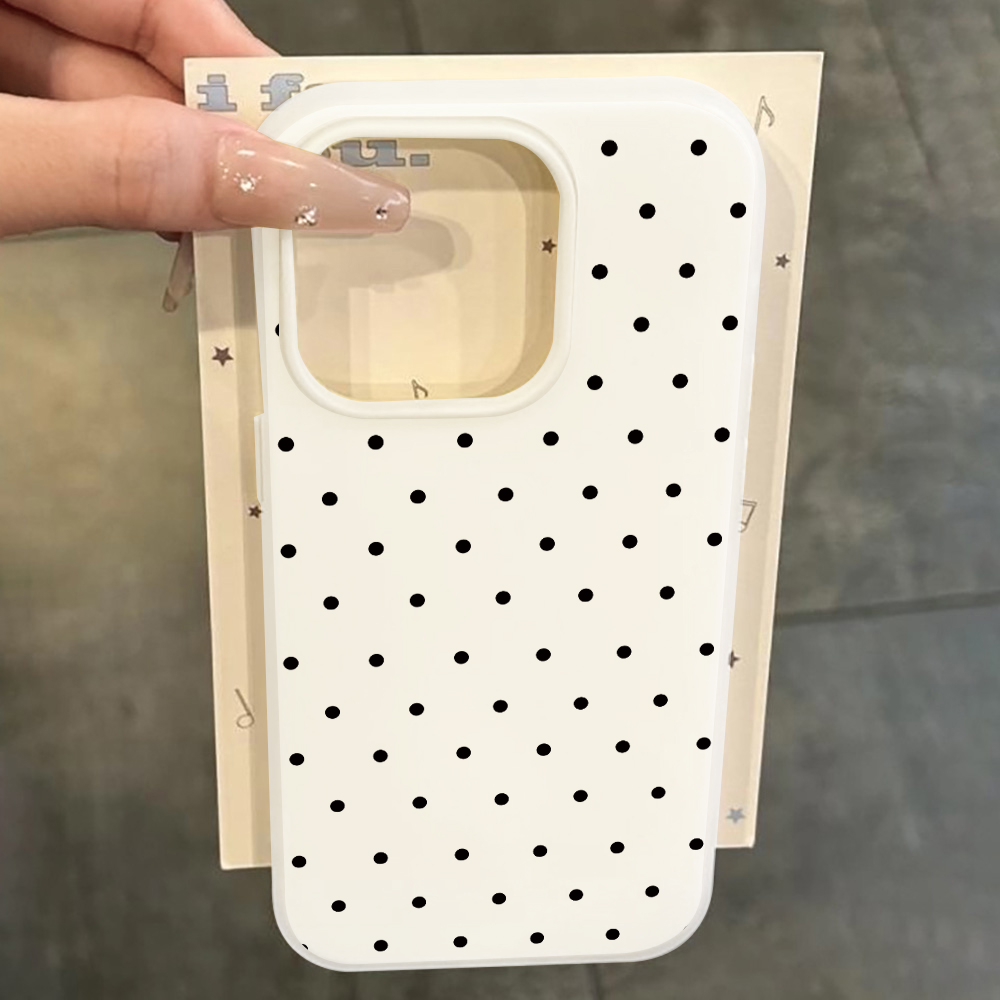 Phone Cases Galaxy S26 - Minimalistische Polka-Dot-Staubschutzhülle für Samsung Galaxy S26