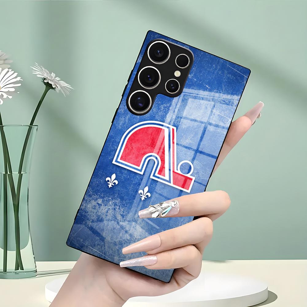 Phone Cases Quebec - Q-QueBecES Hockey Logo Handyhülle für Samsung