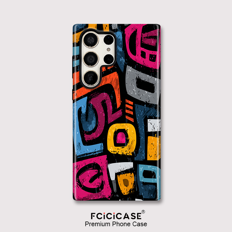 Phone Cases Drawing - Fcicicase Kunstmalerei Handyhülle für Samsung Galaxy