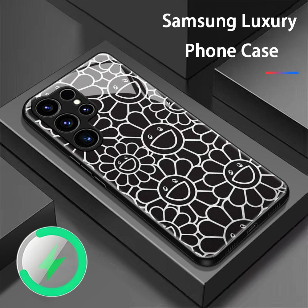 Phone Cases Drawing - Sonnenblumen Japan Malerei M-Murakami Handyhülle für