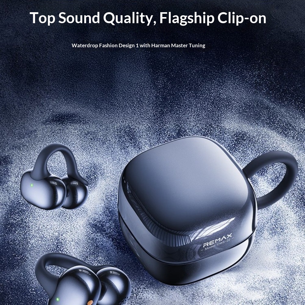 Phone Cases On Amazon - Open-Ear Clip-On Kabellose Kopfhörer Ohrclip-Musik-Headset mit