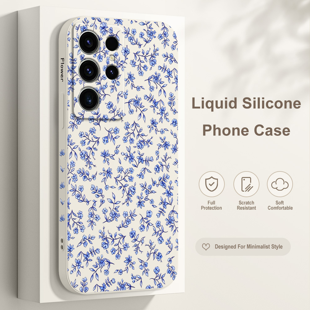 Phone Cases Galaxy S26 - Verzwirntes Blumenmuster Handyhülle für Samsung Galaxy