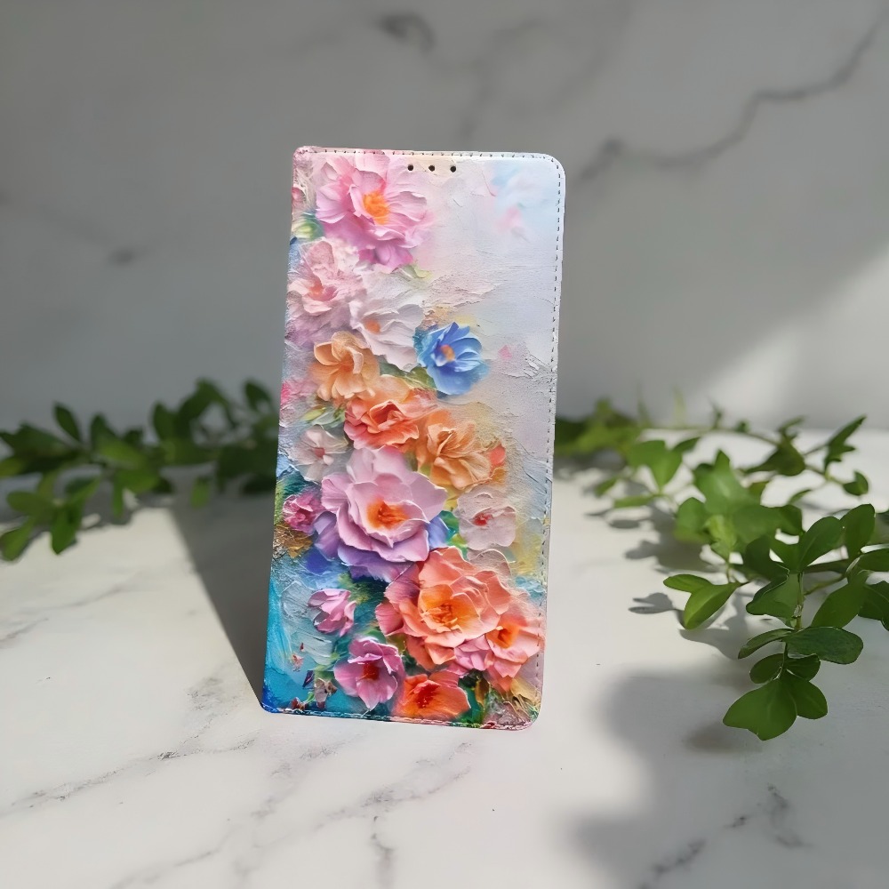 Phone Cases Galaxy S26 - Bemalte magnetische Flip-Lederhülle für Samsung Galaxy