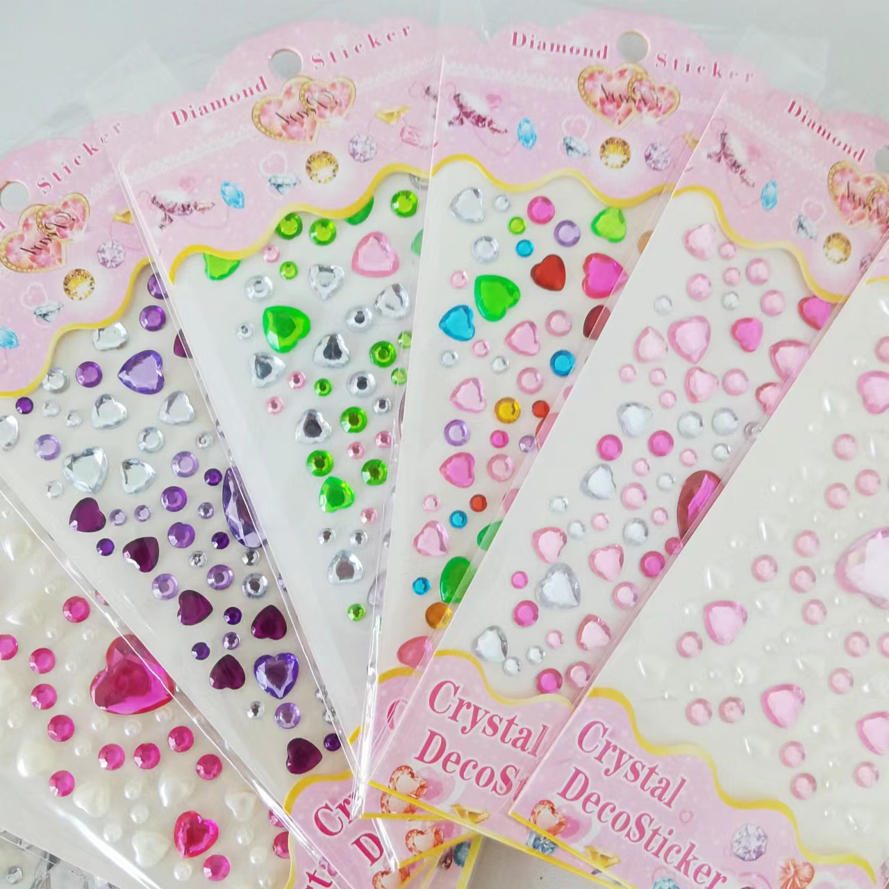 Phone Cases Viral - Herz 3D-Aufkleber Diamant Viral für Handyhülle