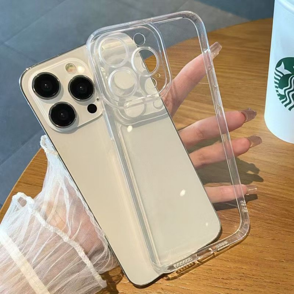 Phone Cases Classy - Einfache Luxus-Silikon-Kristallklare Handyhülle für iPhone 17