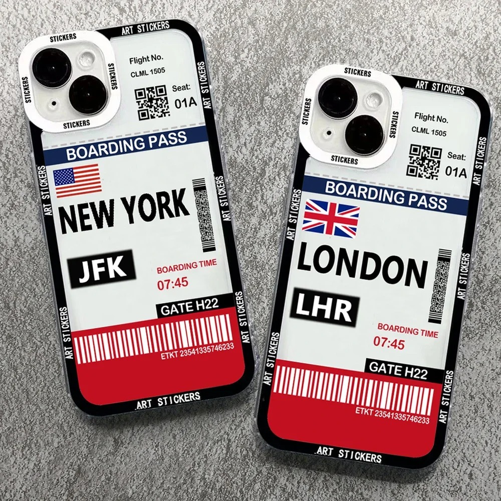 Phone Cases York - World City Reise-Ticket-Etikett-Handyhülle für Samsung Galaxy