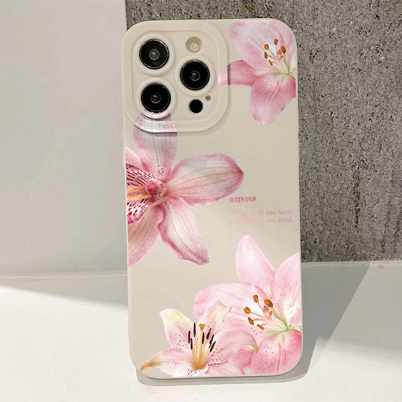 Blaue Blumenmuster-Silikon-INS – Phone Cases Blue Bewertung und Preis