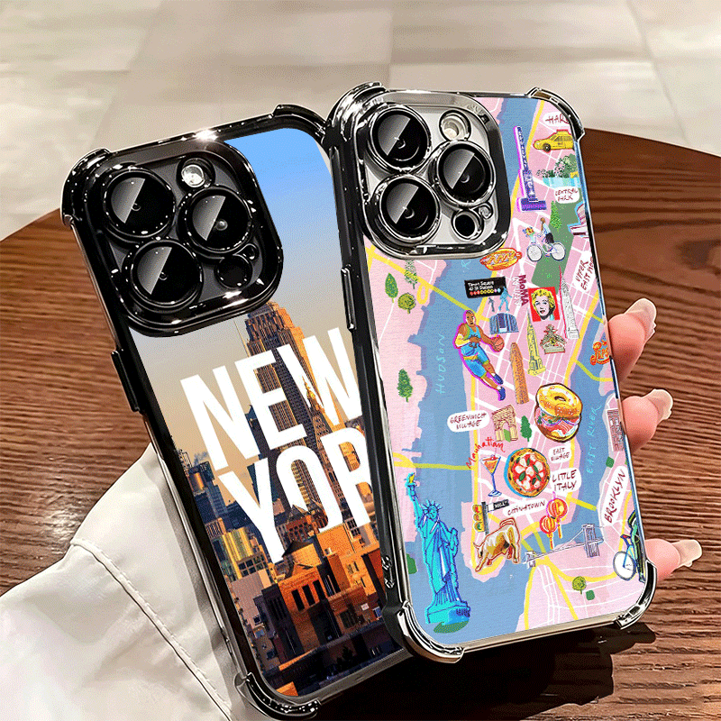 NYC New York City Galvanisiert – Phone Cases York Bewertung und Preis