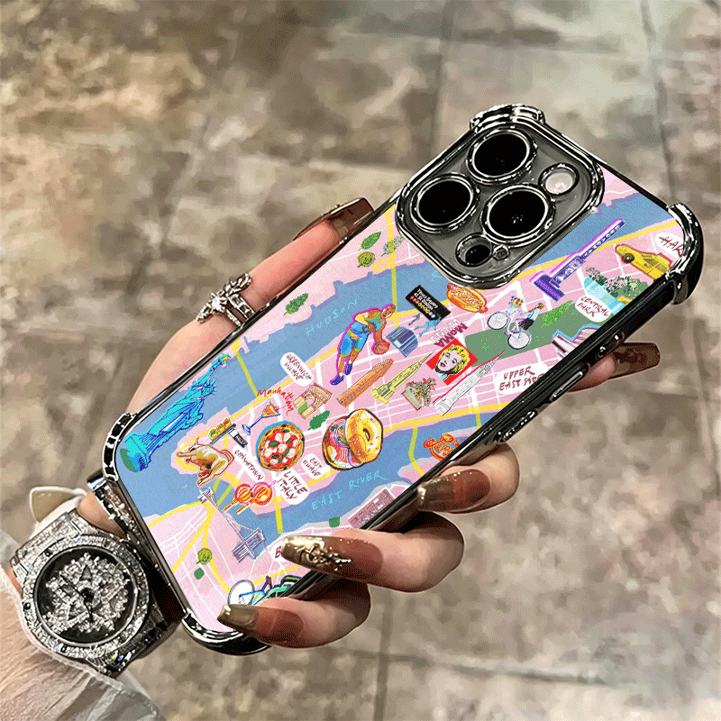 NYC New York City Galvanisiert – Phone Cases York Bewertung und Preis