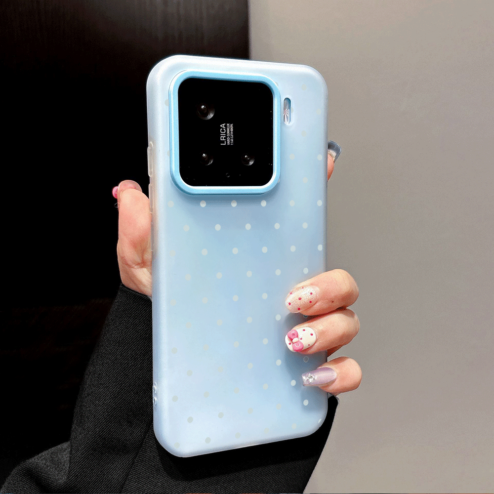 Entzückende Hellblaue Polka-Do – Phone Cases Redmi Bewertung und Preis