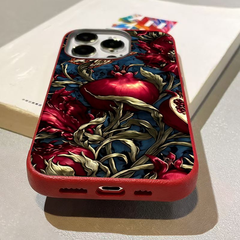Vintage Granatapfel TPU Kunst  – Phone Cases Drawing Bewertung und Preis