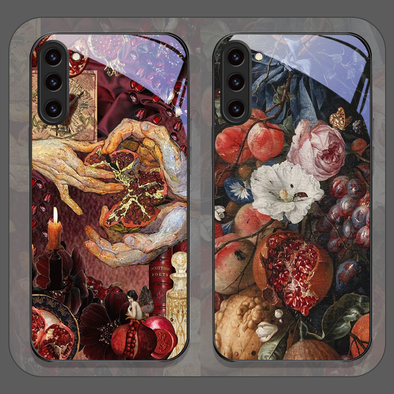 Luxuriöse Granatapfel-Blumenmu – Phone Cases Luxury Bewertung und Preis