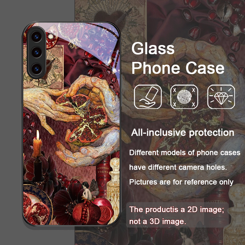 Luxuriöse Granatapfel-Blumenmu – Phone Cases Luxury Bewertung und Preis