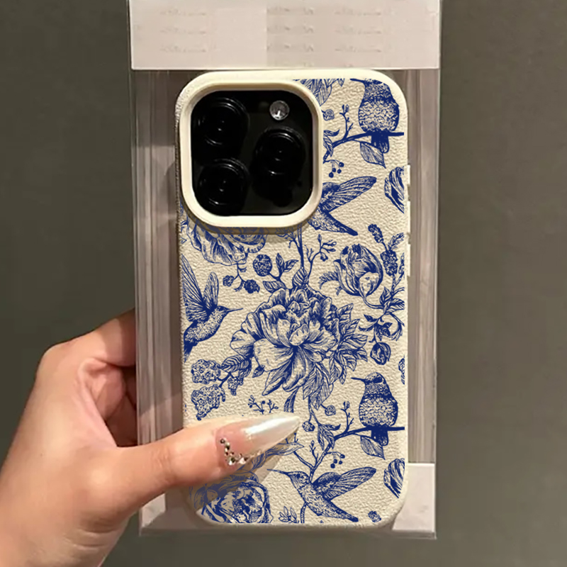 Blaue Retro-Handyhülle mit Blu – Phone Cases Blue Bewertung und Preis