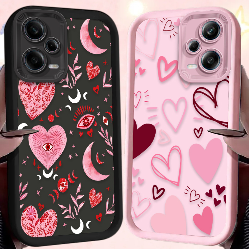 Rosa Herzförmige Handyhülle fü – Phone Cases Redmi Bewertung und Preis