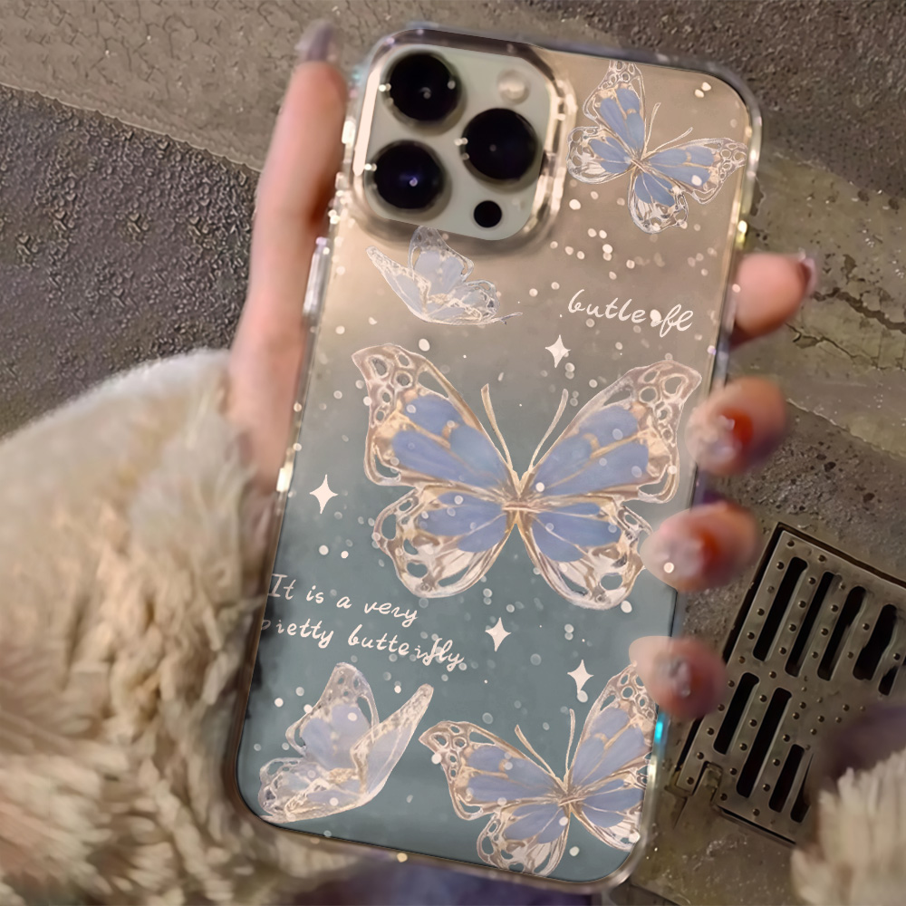Luxuriöse Blaue Schmetterling  – Phone Cases Classy Bewertung und Preis