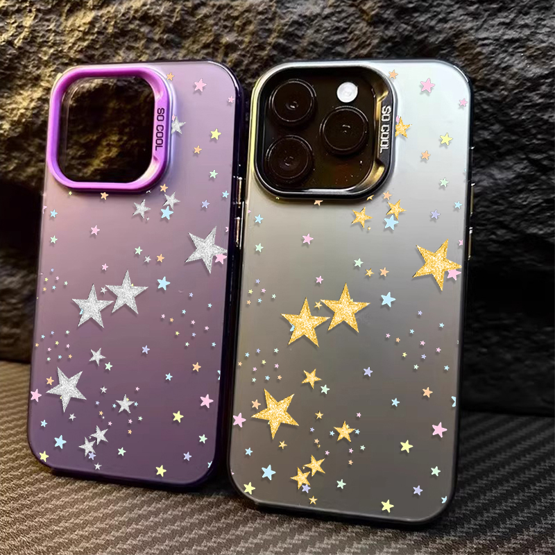Buntes Sternenmuster Matt Hart – Phone Cases Redmi Bewertung und Preis
