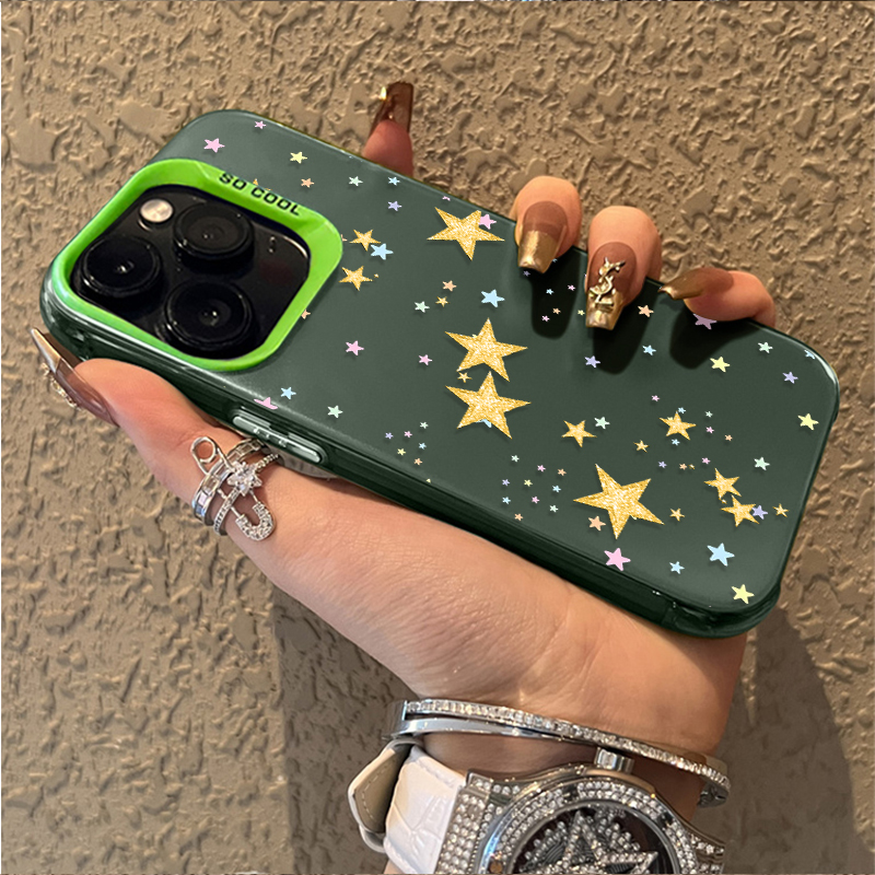 Buntes Sternenmuster Matt Hart – Phone Cases Redmi Bewertung und Preis